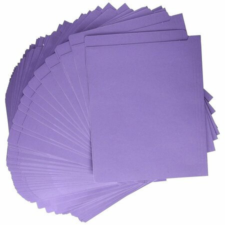 INKINJECTION Esselte Corporation  Reinforced 2-Ply Folders - Purple - Letter Size IN2828504